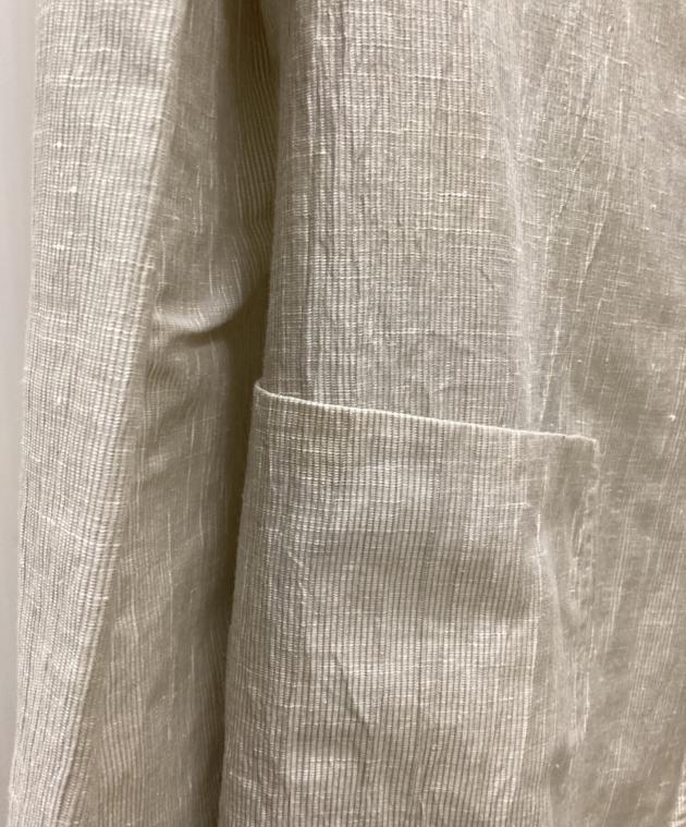 中古・古着通販】HERMES (エルメス) リネンコットン クレープ 段返り3B