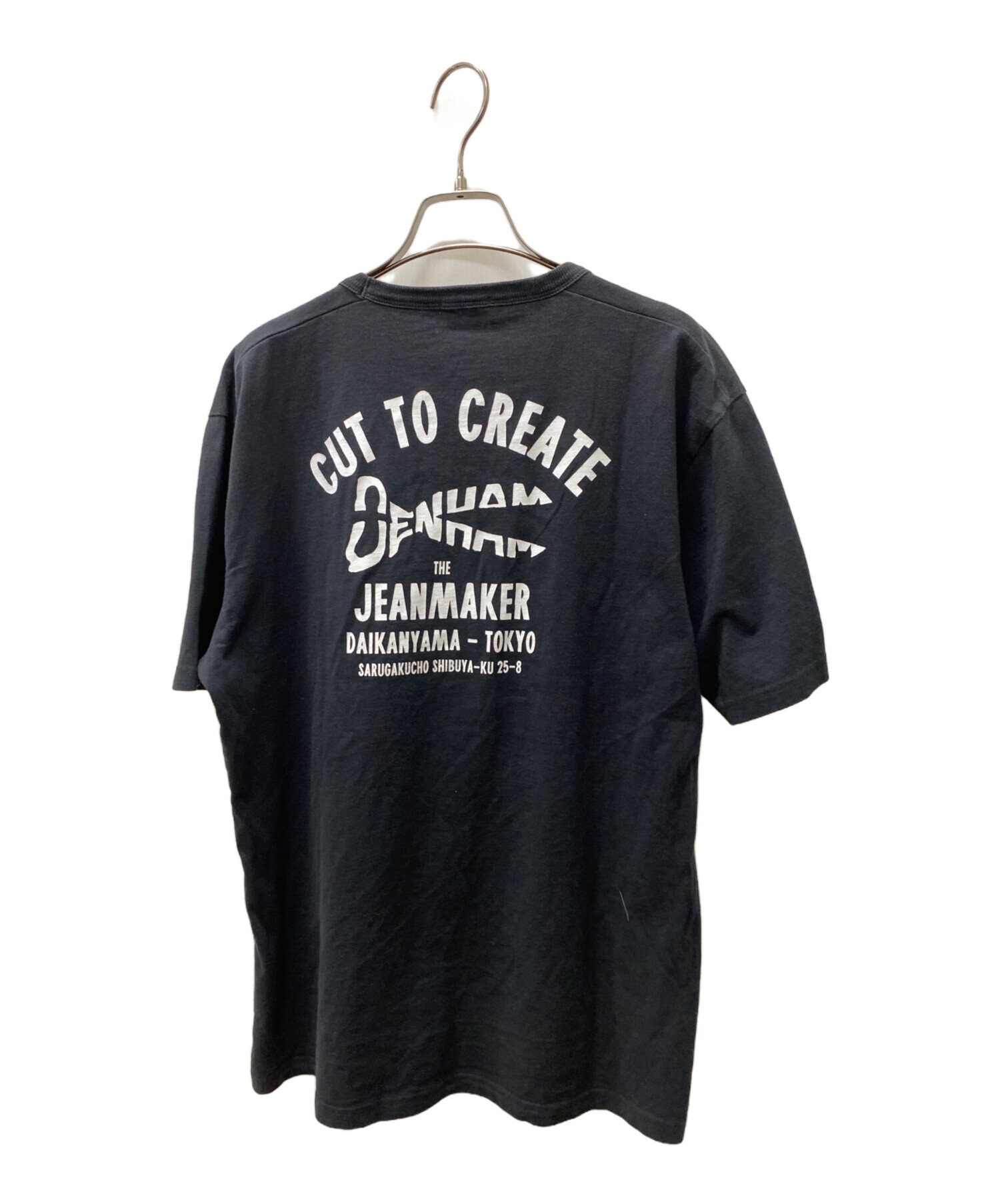 【未使用】DENHAM デンハム Tシャツ ブラック 半袖 中古・古着通販】Denham (デンハム) Tシャツ ブラック サイズ:L