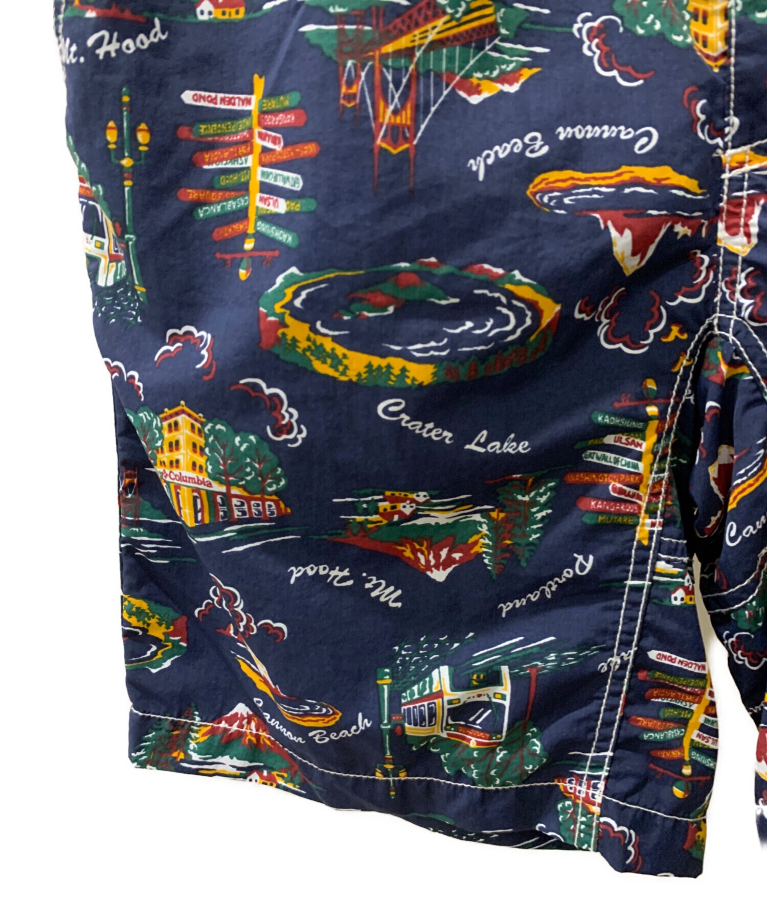 中古・古着通販】Columbia (コロンビア) PATTERNED SHORT ネイビー