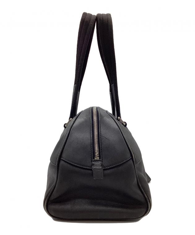 【売り尽くし】PRADA ブラックレザー ハンドバッグ PRADA(プラダ)正規品/関税送料込み ナッパレザー ハンドバッグ (PRADA