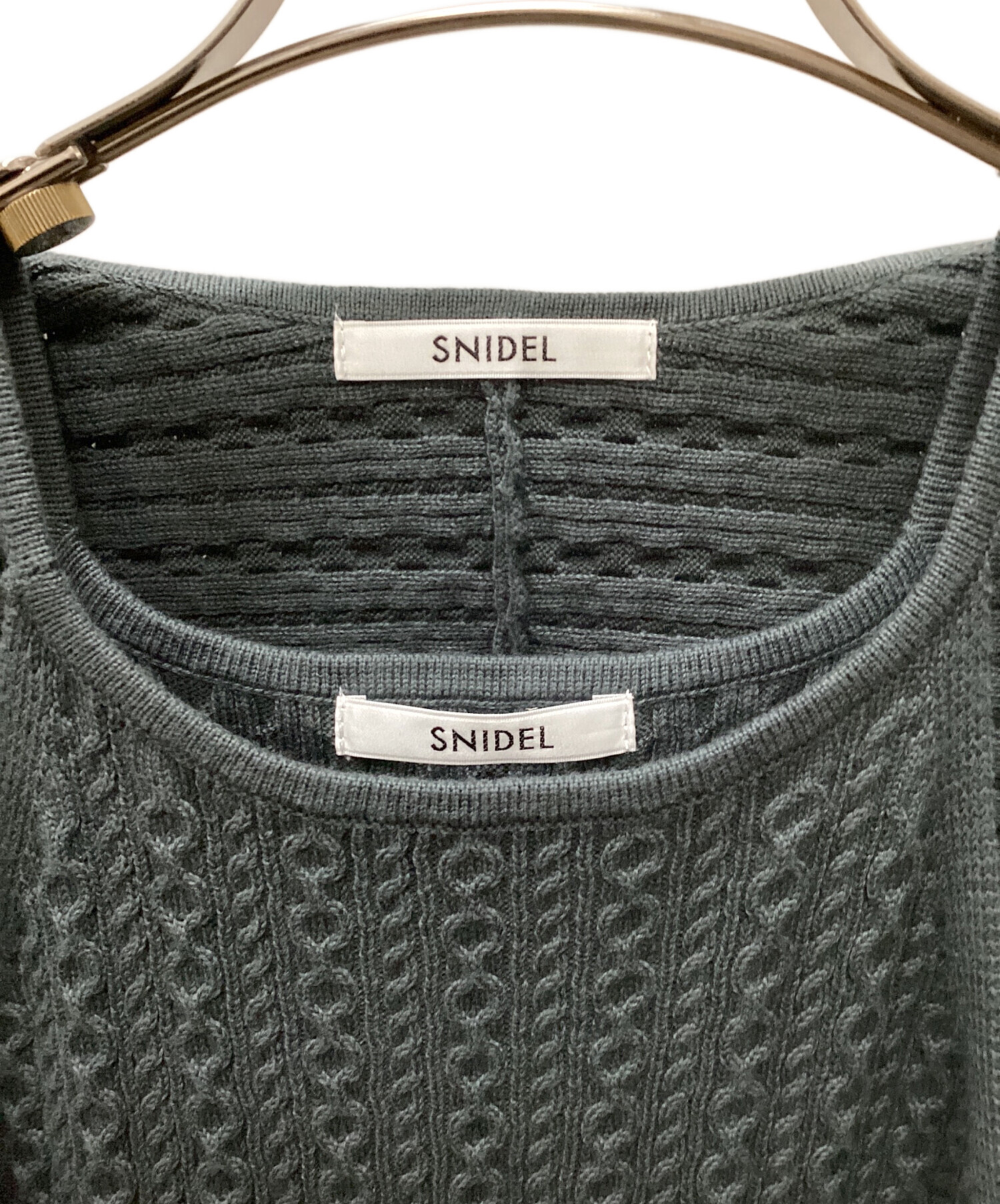 中古・古着通販】Snidel (スナイデル) カーデセットアメスリニット 