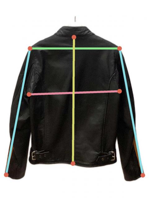 中古・古着通販】MOTO-FIELD (モト フィールド) シングルライダース