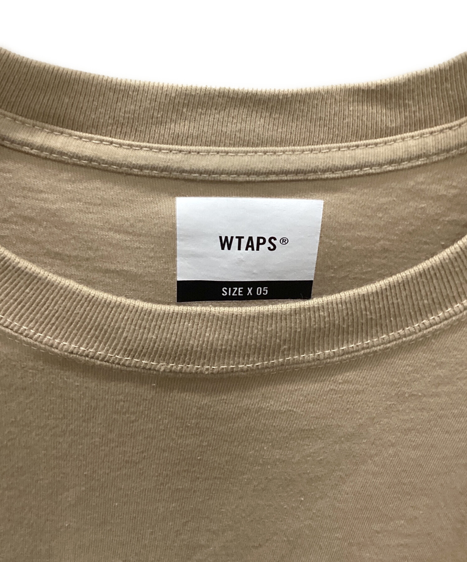 中古・古着通販】WTAPS (ダブルタップス) WTAPS Tシャツ ベージュ