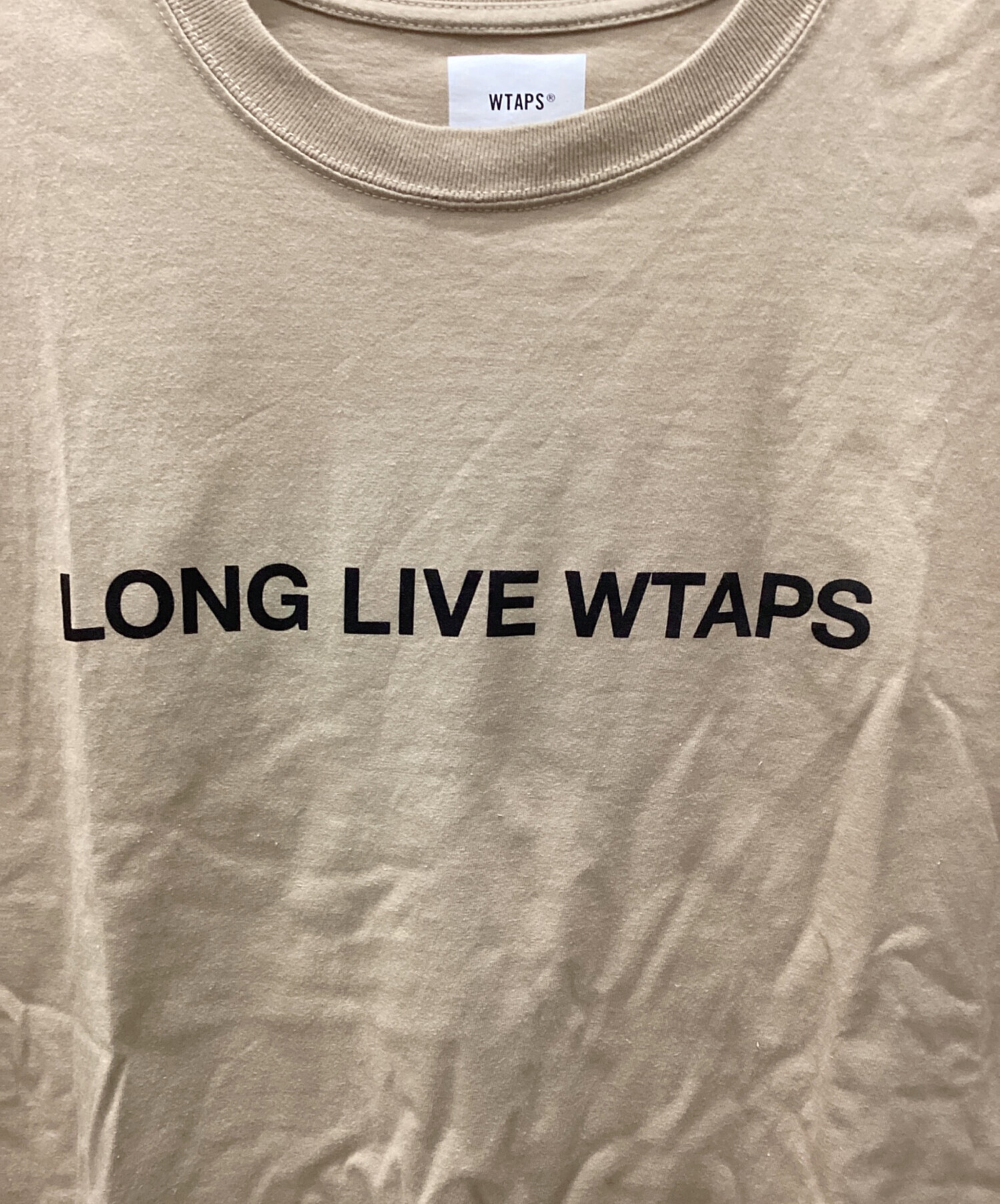 中古・古着通販】WTAPS (ダブルタップス) WTAPS Tシャツ ベージュ