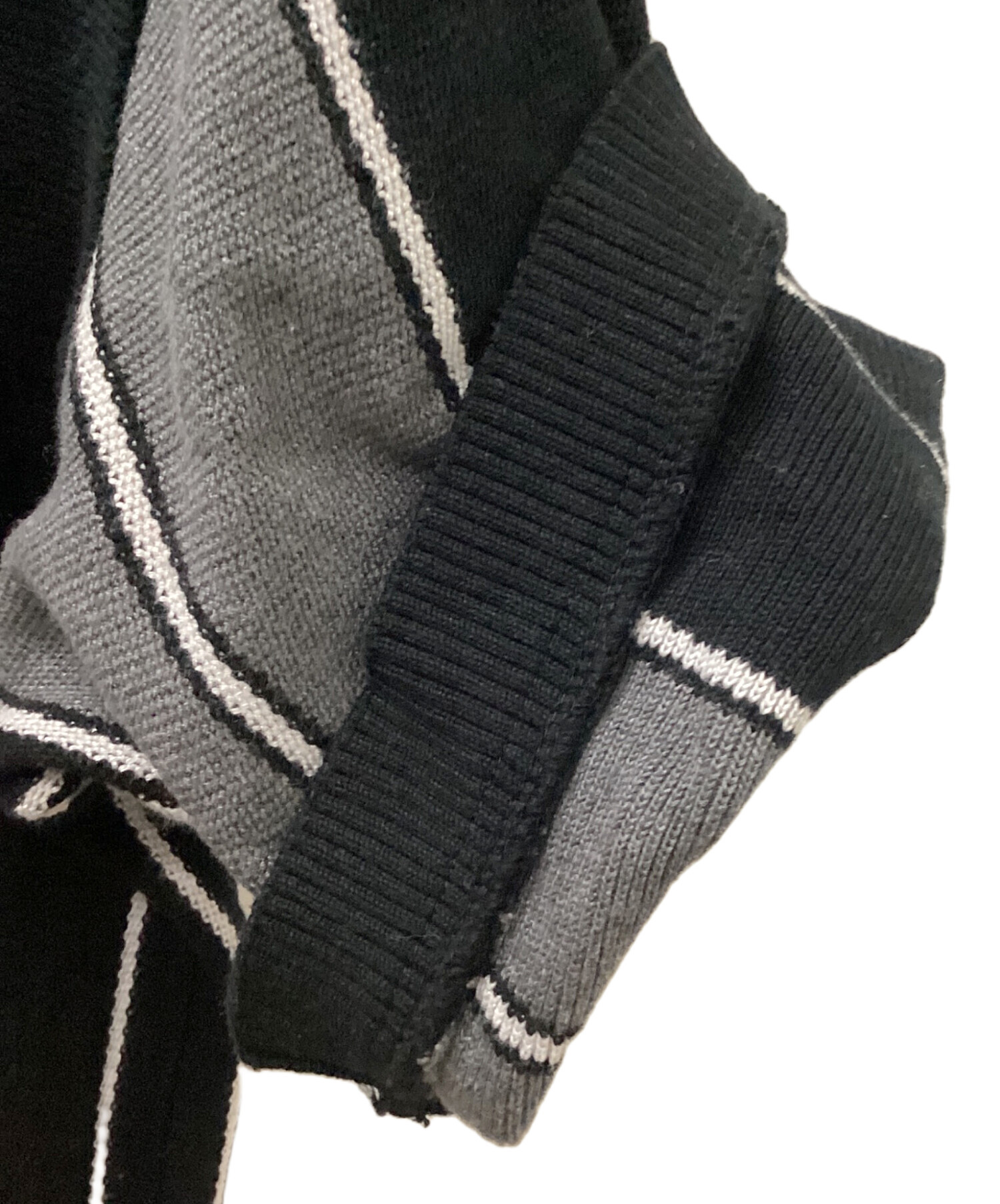 中古・古着通販】WACKO MARIA (ワコマリア) ニットポロ ブラック