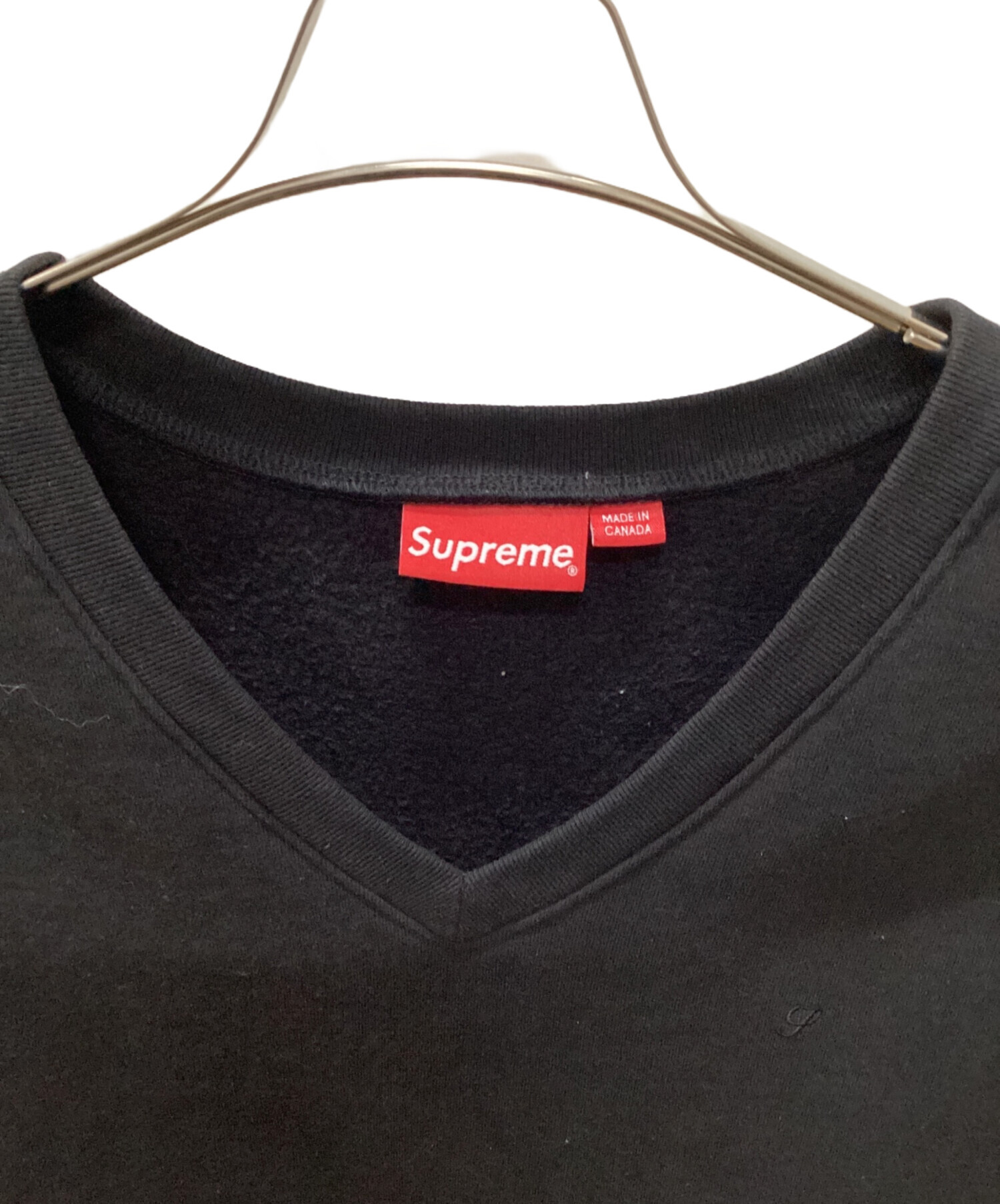 中古・古着通販】SUPREME (シュプリーム) スウェットベスト ブラック