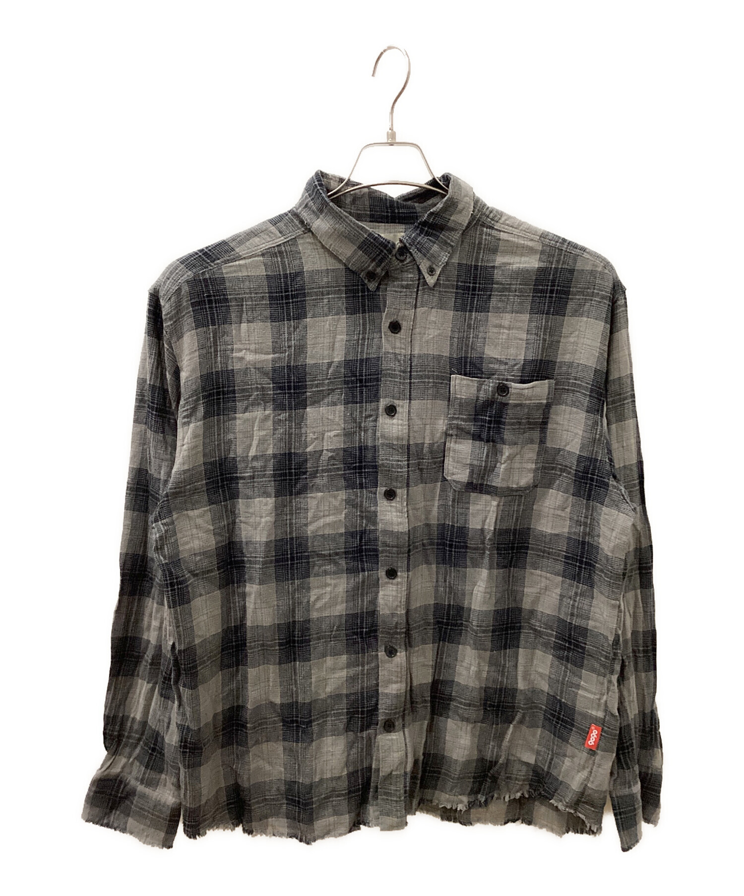 中古・古着通販】9090 (9090) 長袖シャツ グレー サイズ:XL 未使用品 