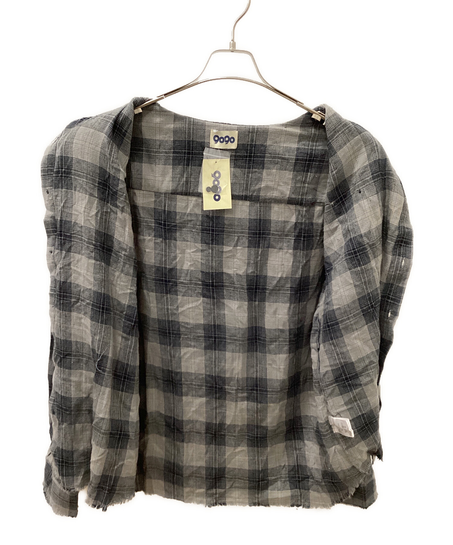 中古・古着通販】9090 (9090) 長袖シャツ グレー サイズ:XL 未使用品