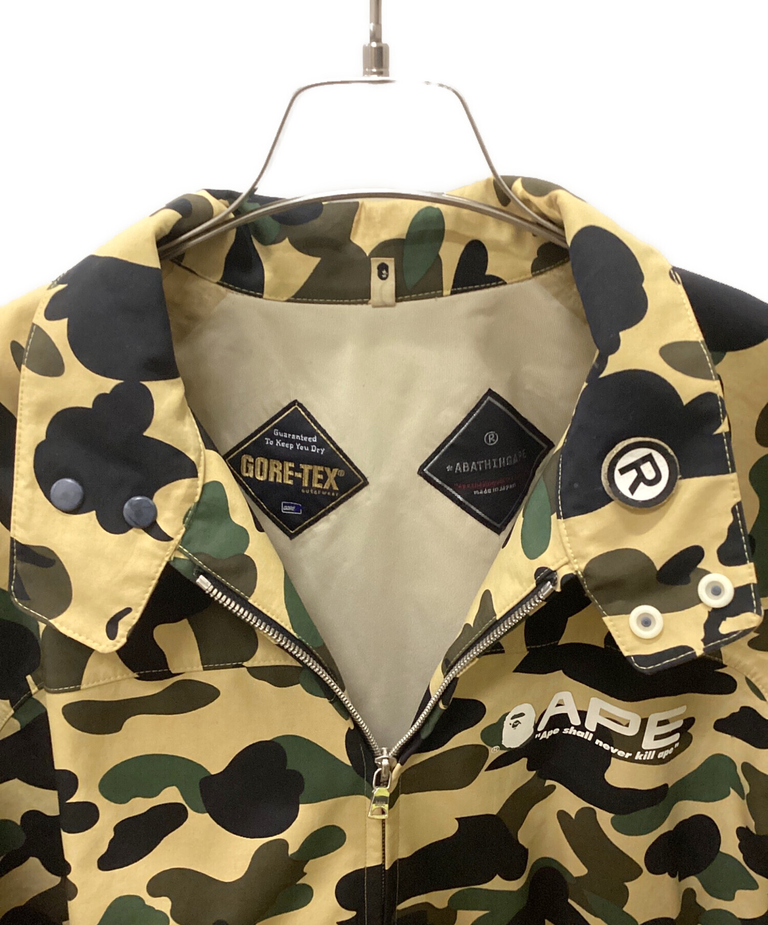 新品未使用　a bathing ape トライバルレインジャケット 中古・古着通販】A BATHING APE (ア ベイシング エイプ) レイン