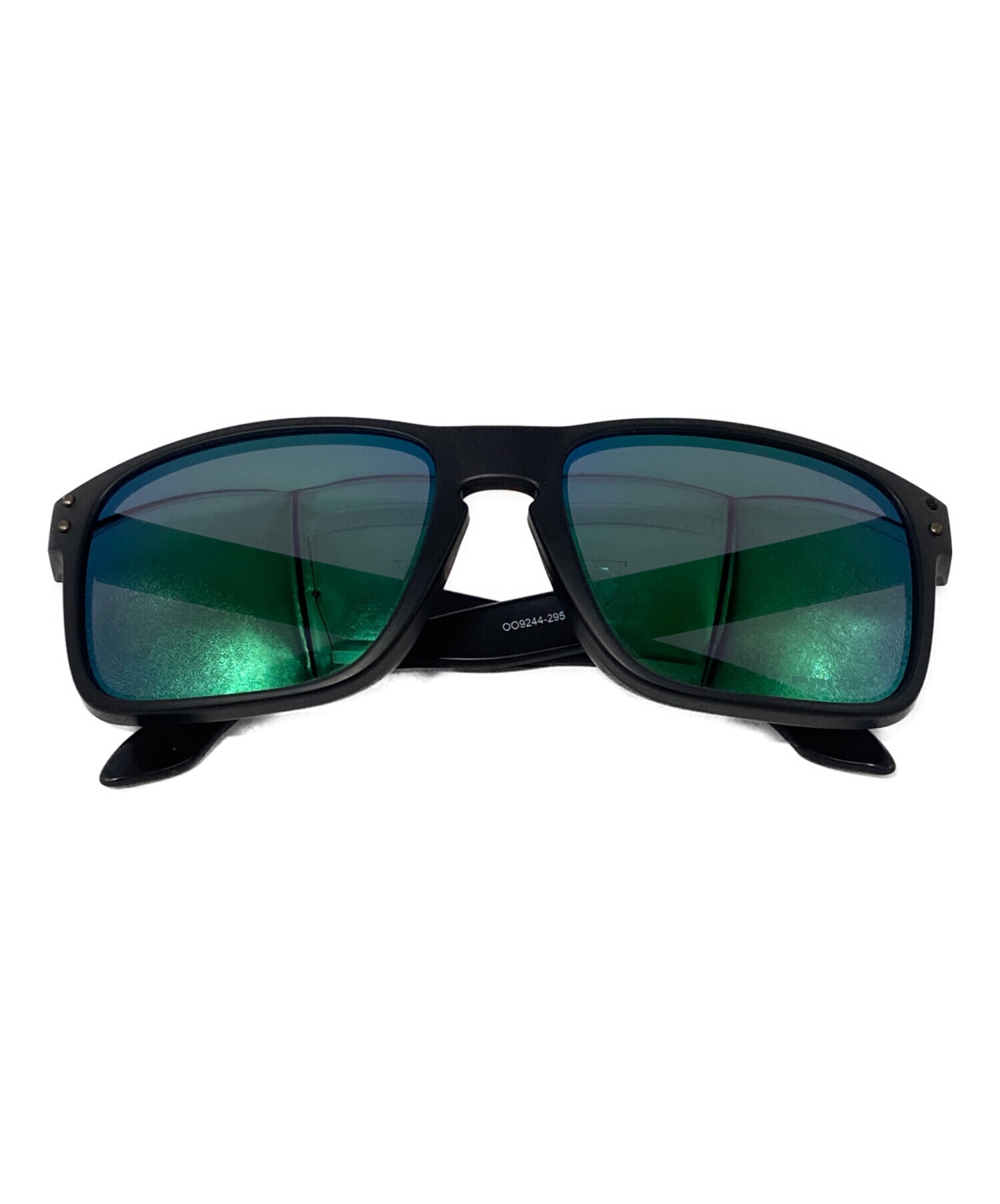 Oakley スポーツサングラス グリーン/ブラック 中古・古着通販】OAKLEY (オークリー) サングラス ブラック サイズ:56