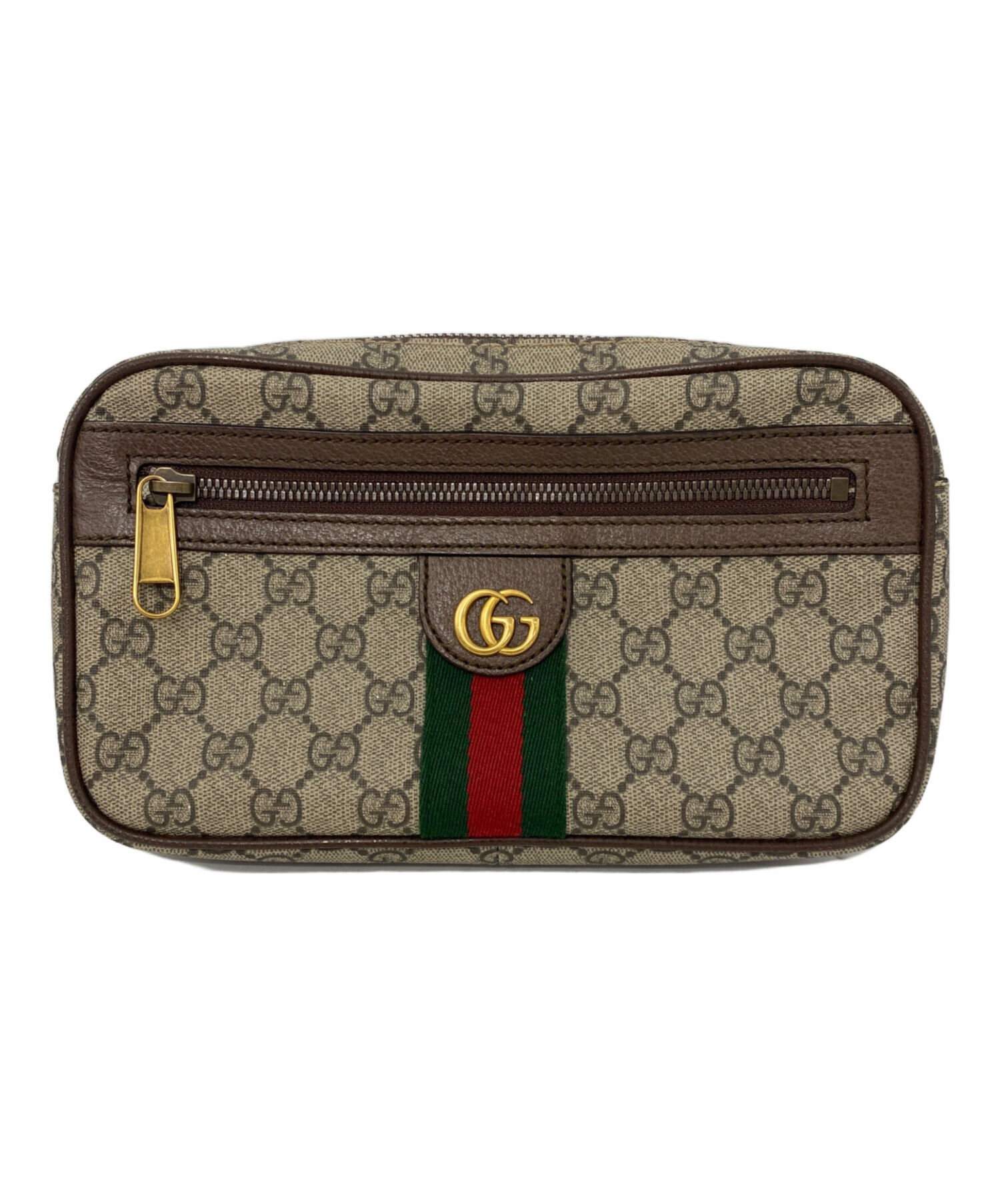 中古・古着通販】GUCCI (グッチ) ウエストバッグ ブラウン｜ブランド