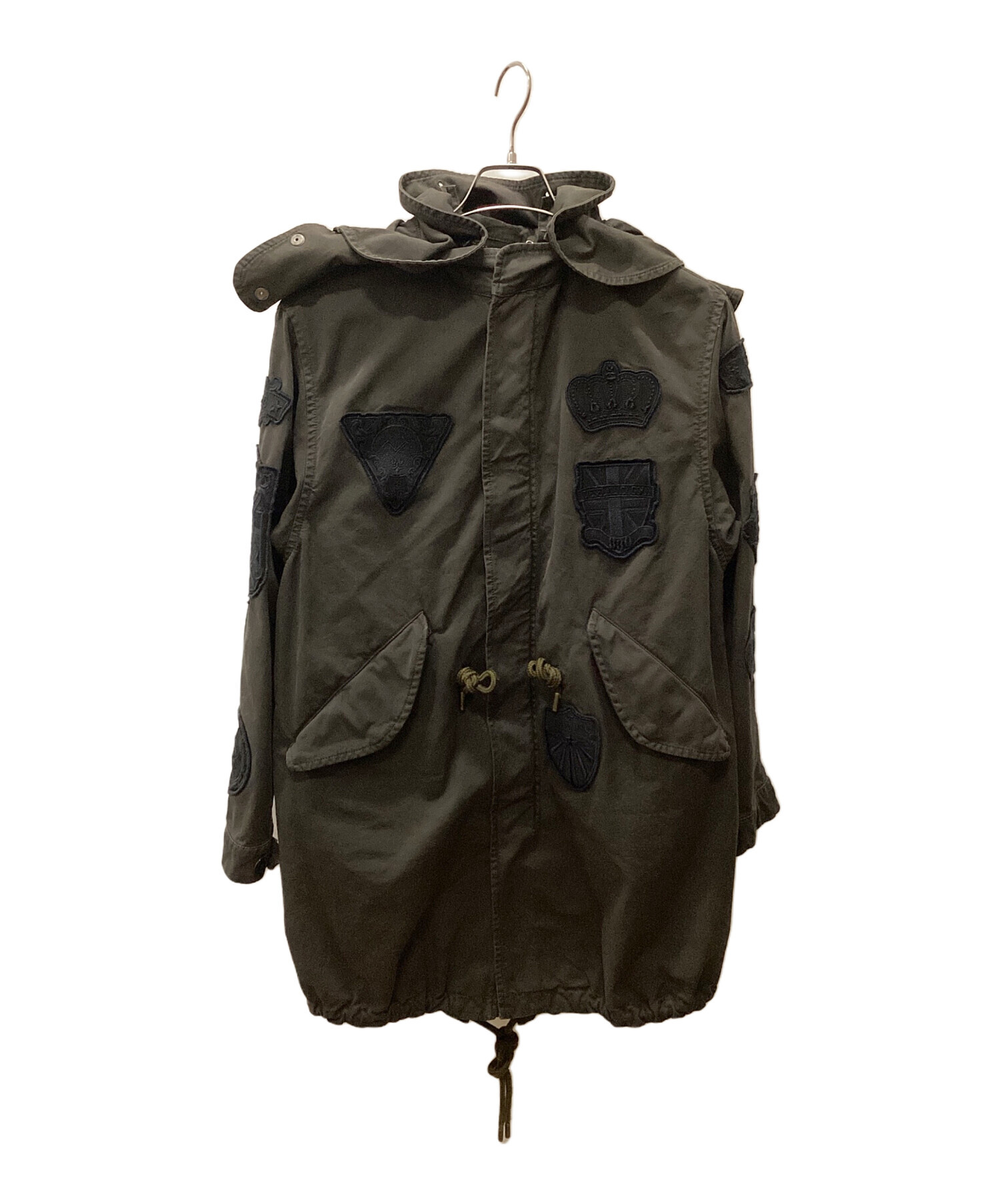 DIESEL BLACK GOLD モッズコート サイズ38 中古・古着通販】DIESEL Black Gold (ディーゼル ブラック ゴールド