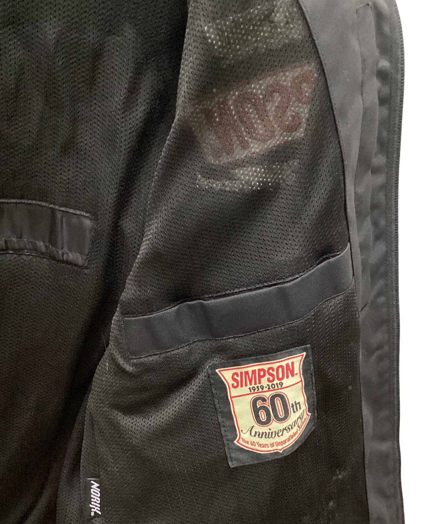 中古・古着通販】SIMPSON (シンプソン) ライダースジャケット ブラック