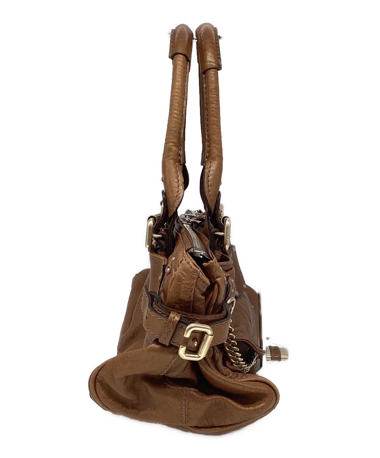 中古・古着通販】Chloe (クロエ) パディントンバッグ ブラウン