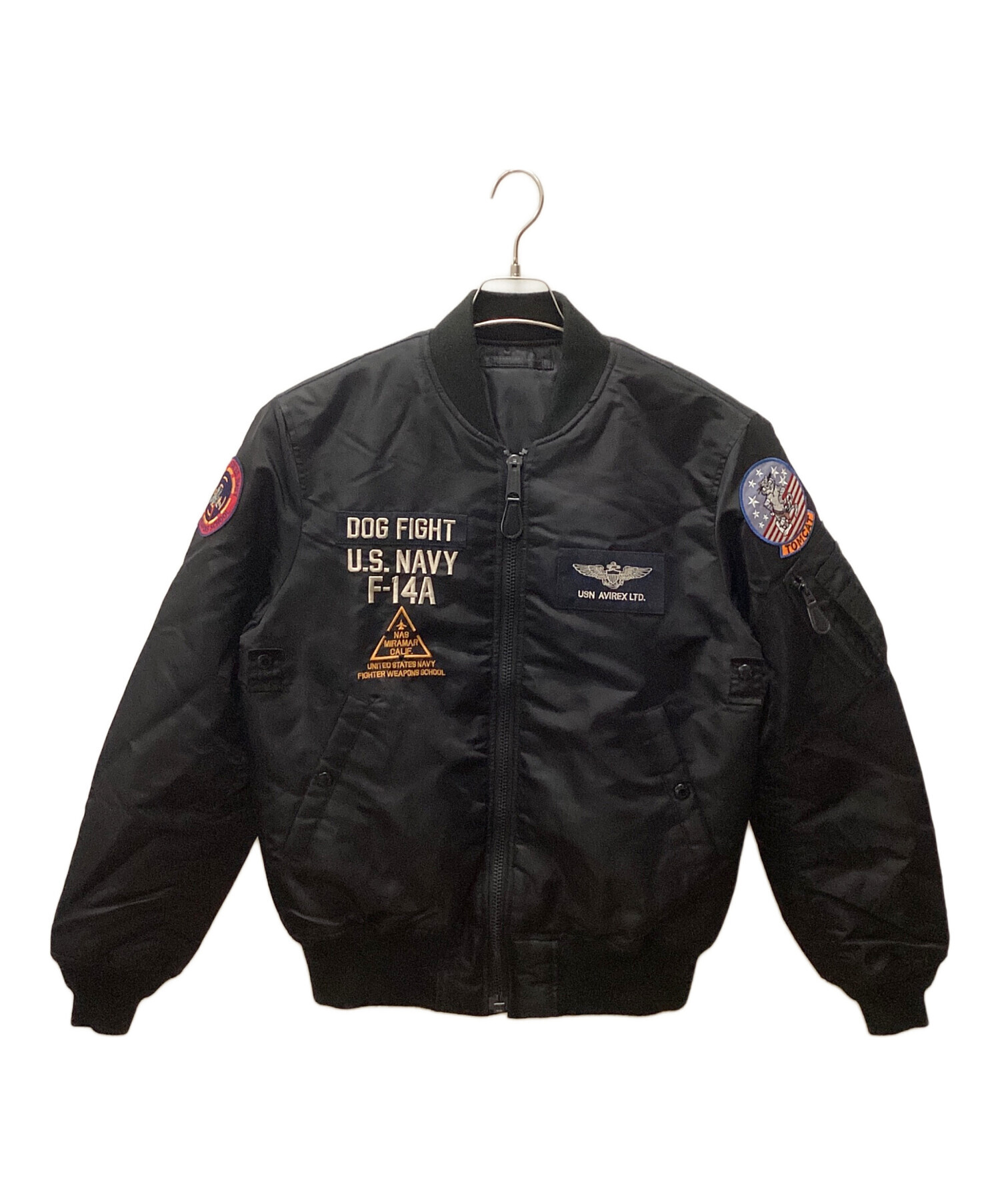 中古・古着通販】AVIREX (アヴィレックス) TOMCAT ブラック サイズ:L