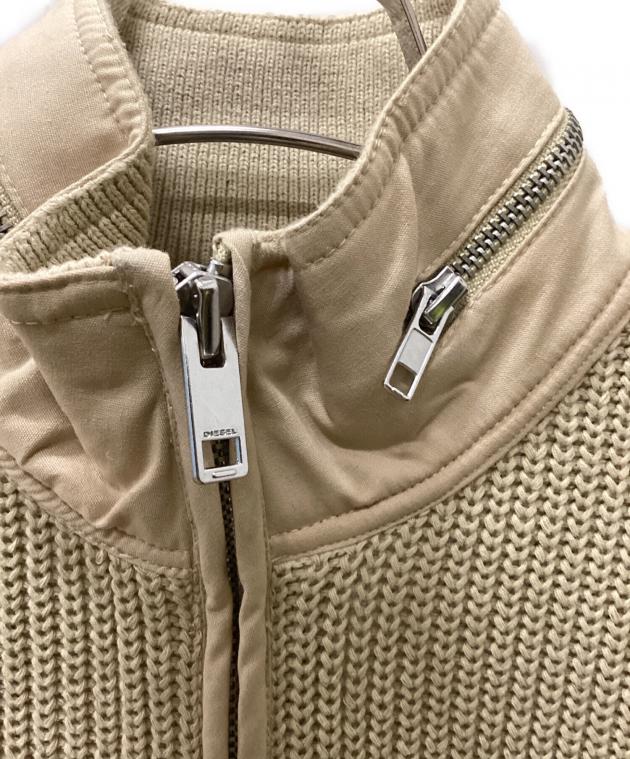 中古・古着通販】DIESEL (ディーゼル) ドライバーズニット ベージュ