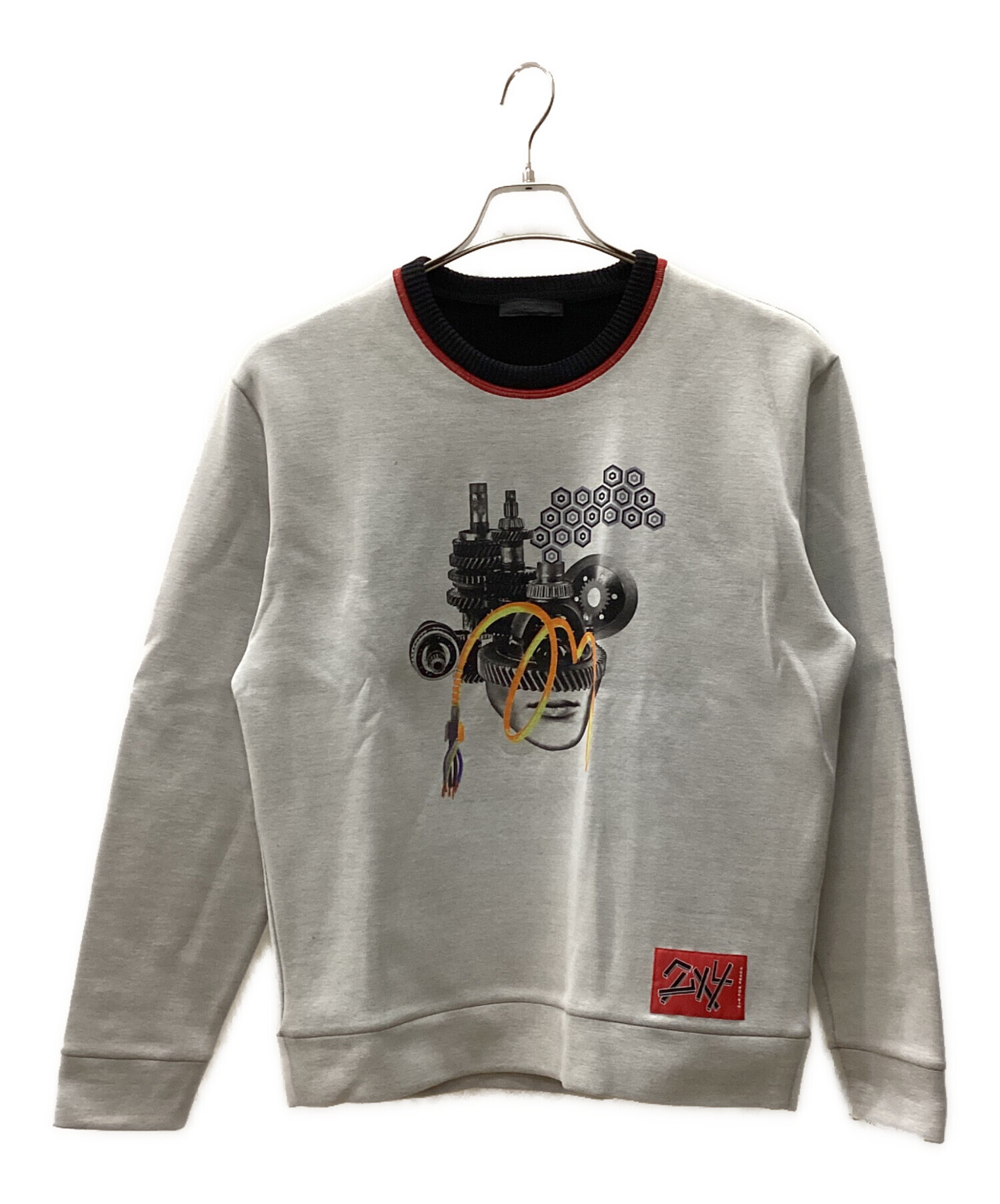 25ss ヴィンテージ加工スウェット xL prada 中古・古着通販】PRADA