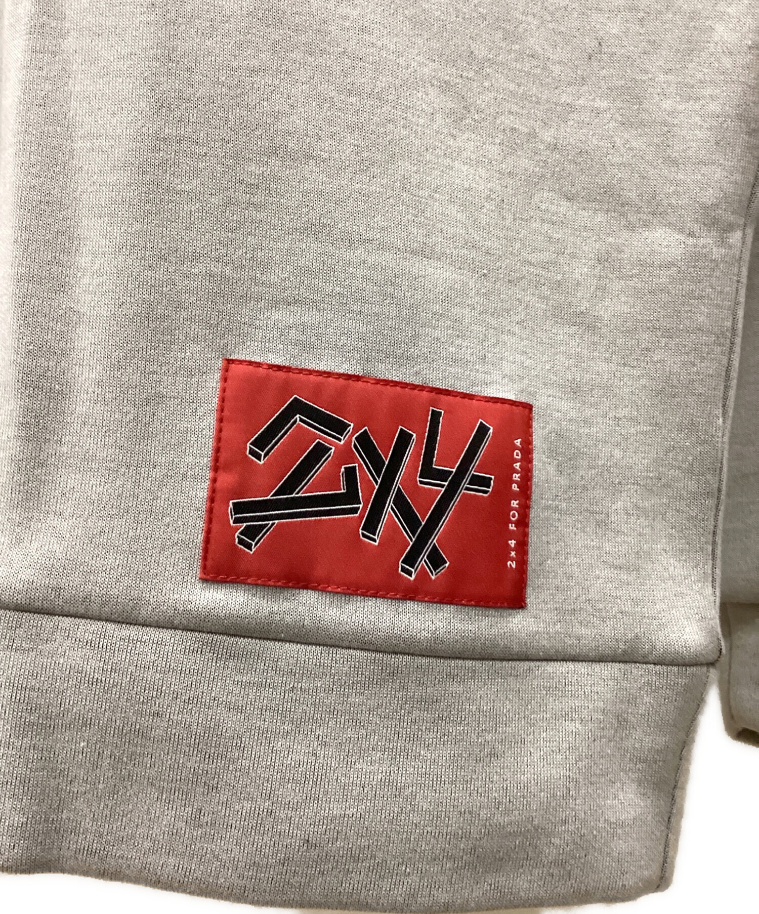 中古・古着通販】PRADA (プラダ) スウェット グレー サイズ:S