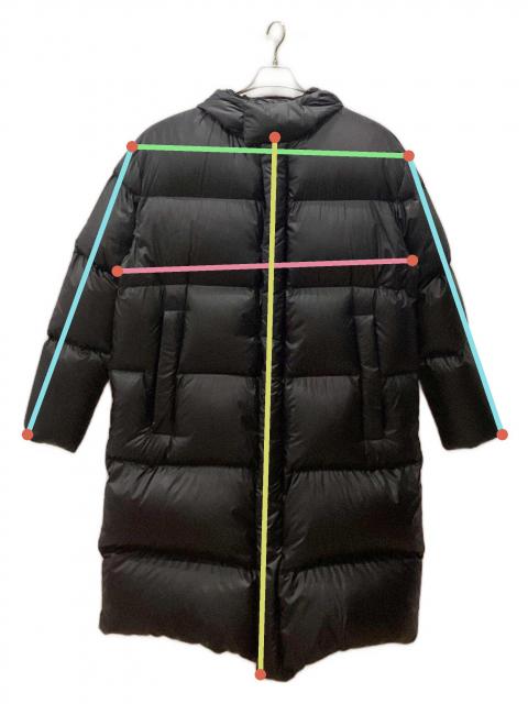 PRADAロングジャケット 中古・古着通販】PRADA (プラダ) ロングダウンジャケット ブラック