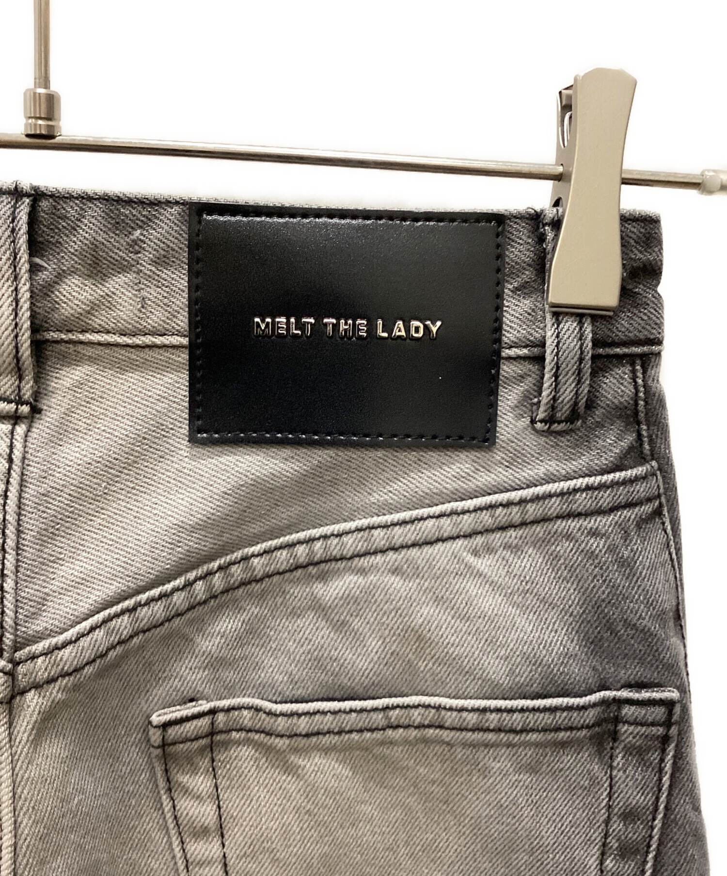 中古・古着通販】melt the lady (メルトザレディ) ダメージ加工デニム