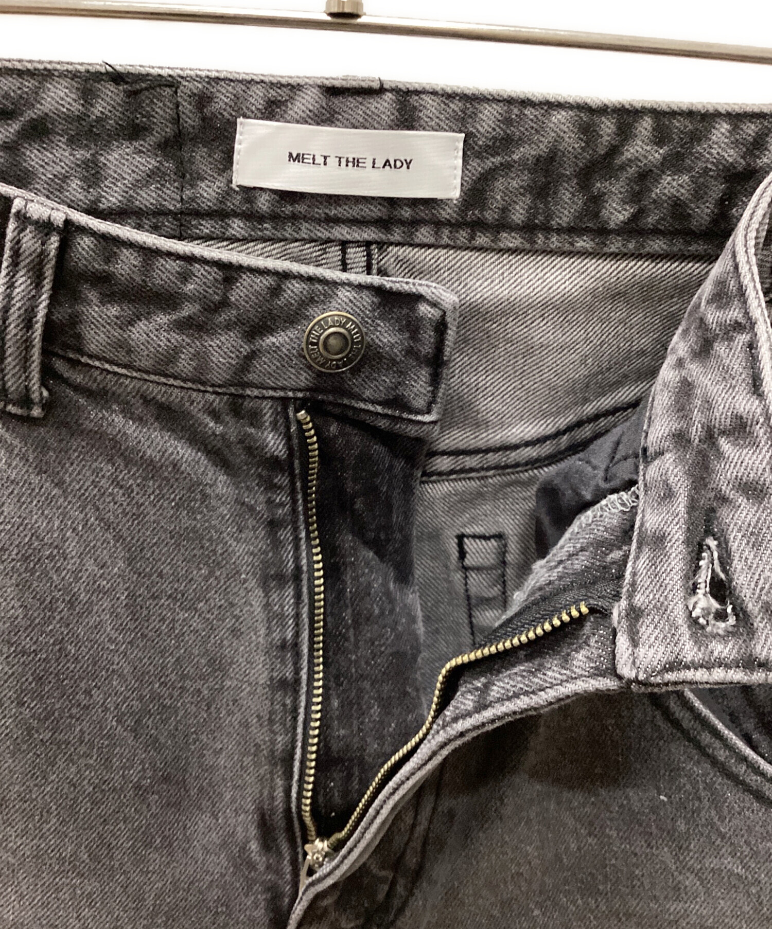 中古・古着通販】melt the lady (メルトザレディ) ダメージ加工デニム