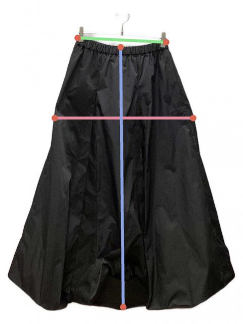 中古・古着通販】ENFOLD (エンフォルド) バンピー・スカート ブラック