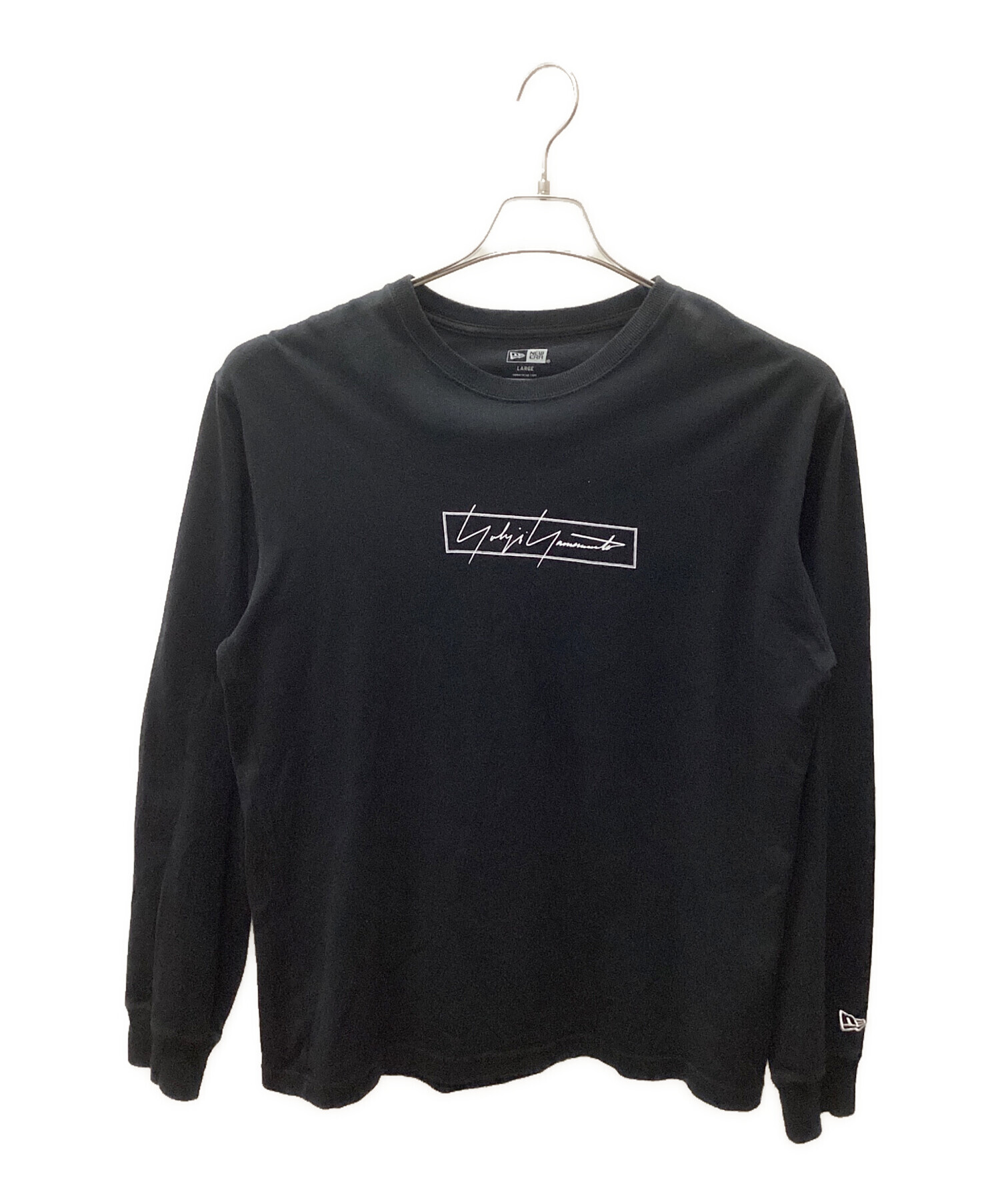 【希少】Yohji Yamamoto × NEWERA 長袖 Tシャツ　ブラック 中古・古着通販】YOHJI YAMAMOTO (ヨウジヤマモト) New Era