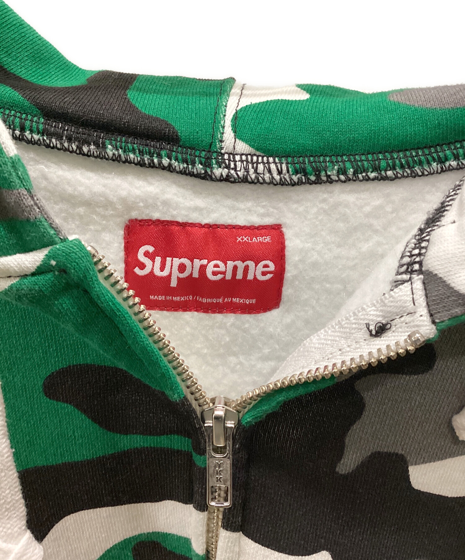中古・古着通販】SUPREME (シュプリーム) ジップパーカー グリーン