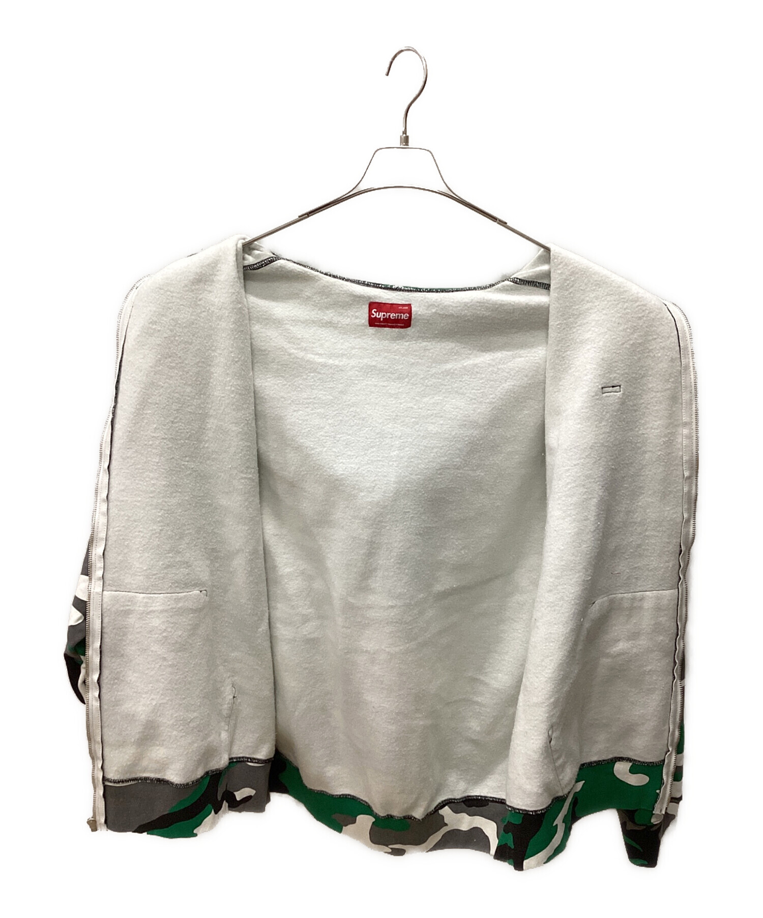 中古・古着通販】SUPREME (シュプリーム) ジップパーカー グリーン