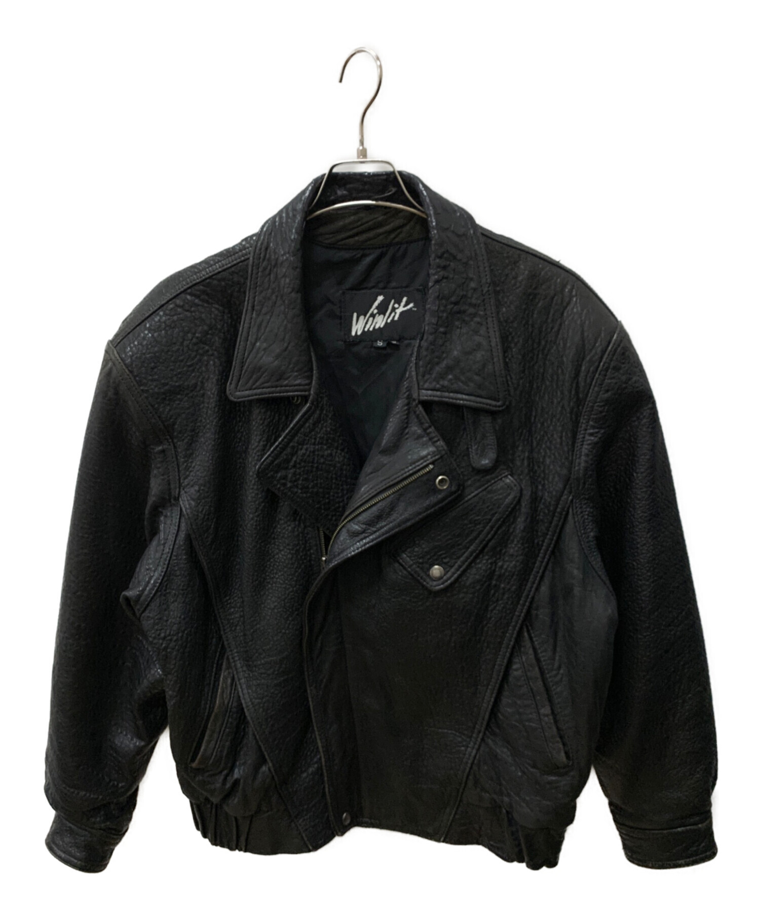 中古・古着通販】WINLIT (ウィンリット) ダブルライダースジャケット 