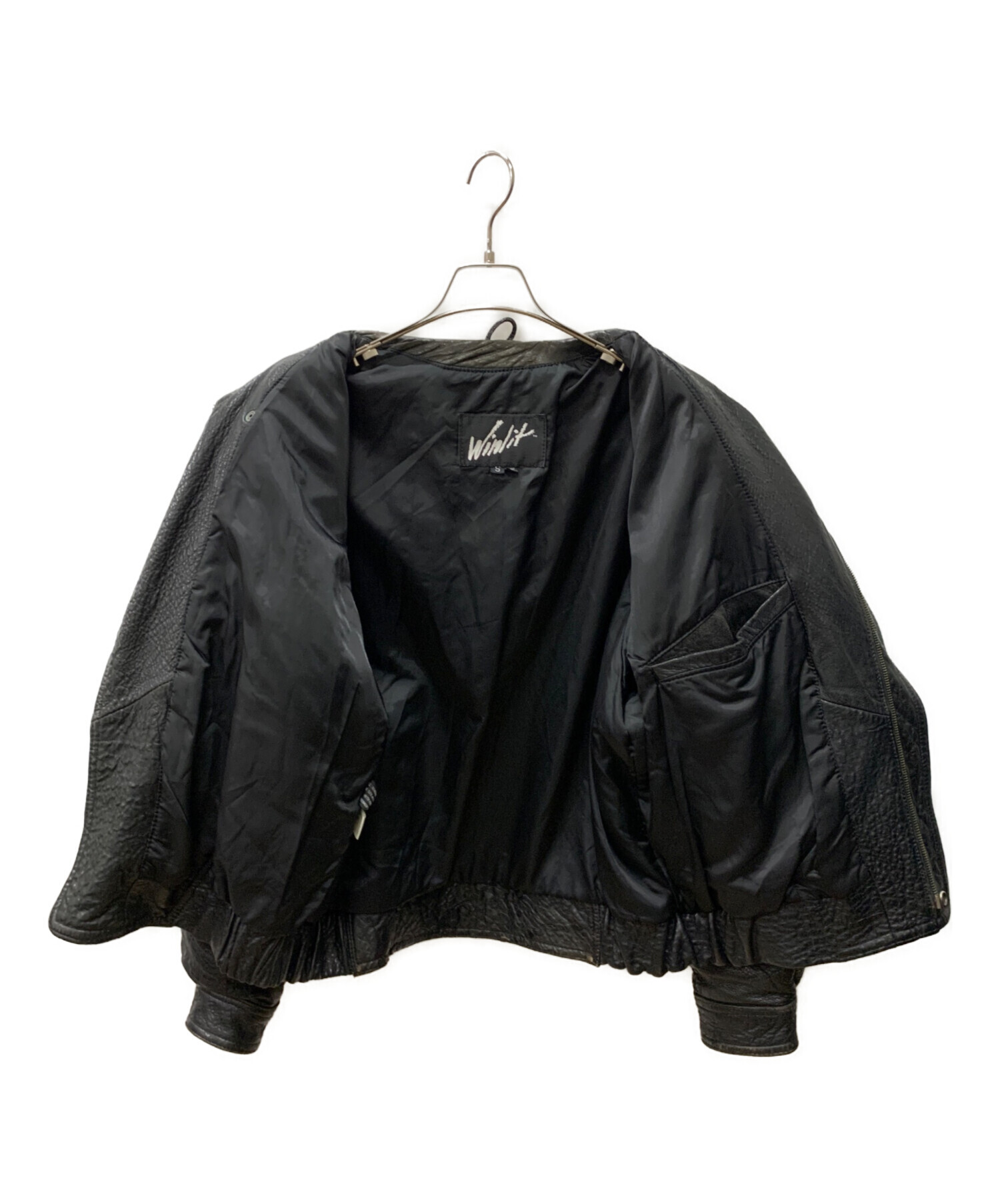 中古・古着通販】WINLIT (ウィンリット) ダブルライダースジャケット 