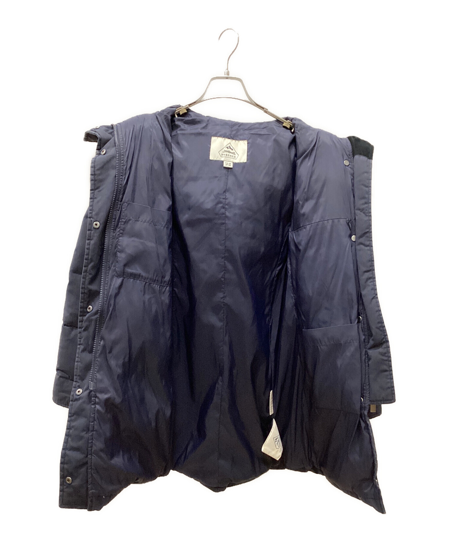 美品　ピレネックス　PYRENEX ダウンコート　36 中古・古着通販】Pyrenex (ピレネックス) ダウンジャケット ネイビー
