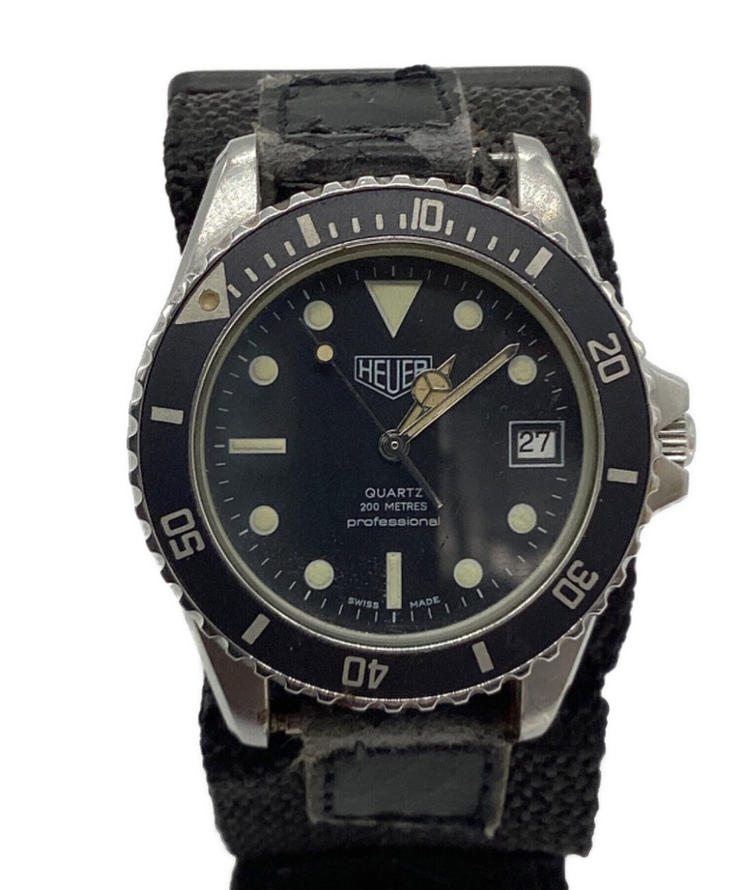 中古・古着通販】TAG Heuer (タグホイヤー) 腕時計 ブラック サイズ 