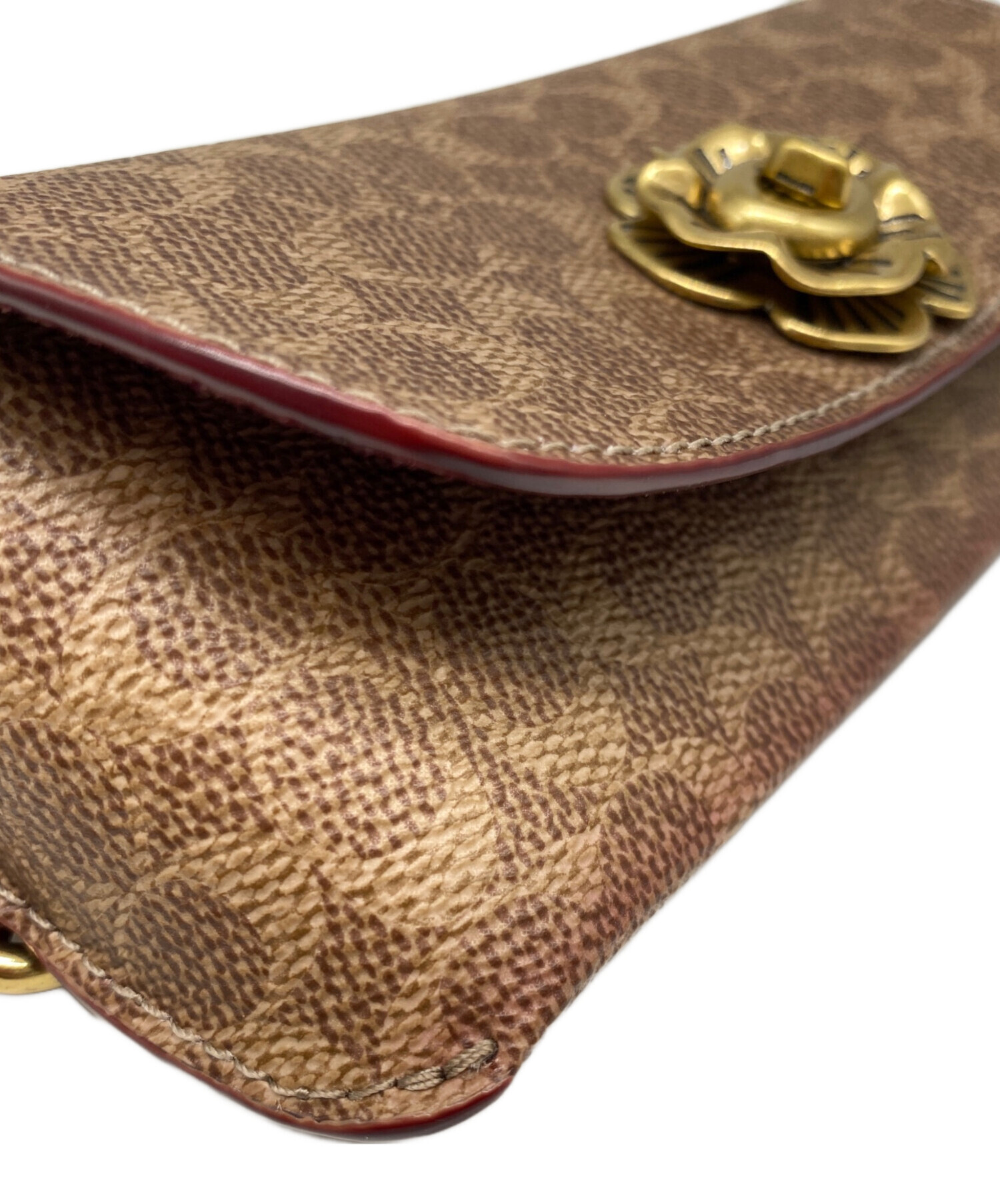 中古・古着通販】COACH (コーチ) メガネケース ブラウン｜ブランド
