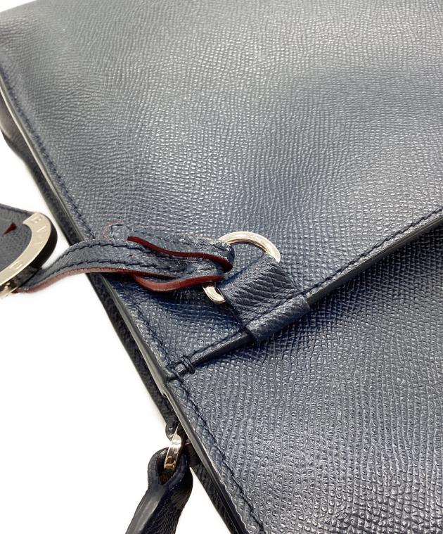 中古・古着通販】BVLGARI (ブルガリ) メッセンジャーバッグ ネイビー