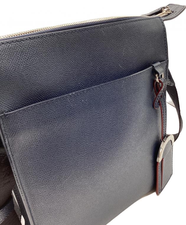 中古・古着通販】BVLGARI (ブルガリ) メッセンジャーバッグ ネイビー
