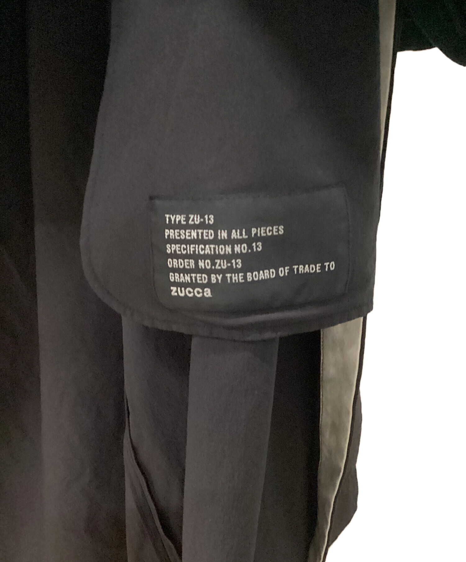 中古・古着通販】ZUCCA (ズッカ) ZU-13 ブラック サイズ:M｜ブランド