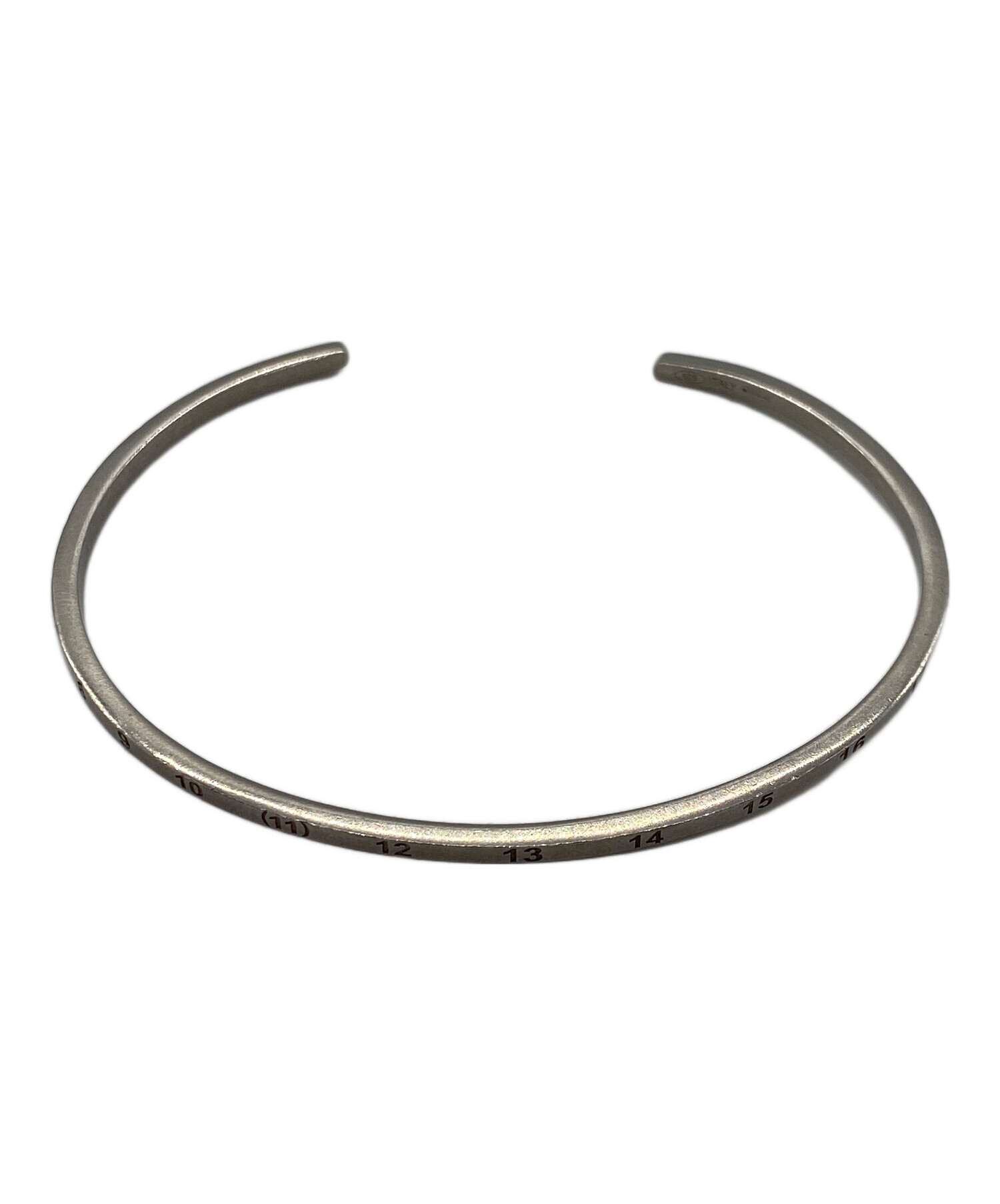 【最終値下げ】メゾンマルジェラ Maison Margiela シルバーバングル 中古・古着通販】Maison Margiela (メゾンマルジェラ) シルバー