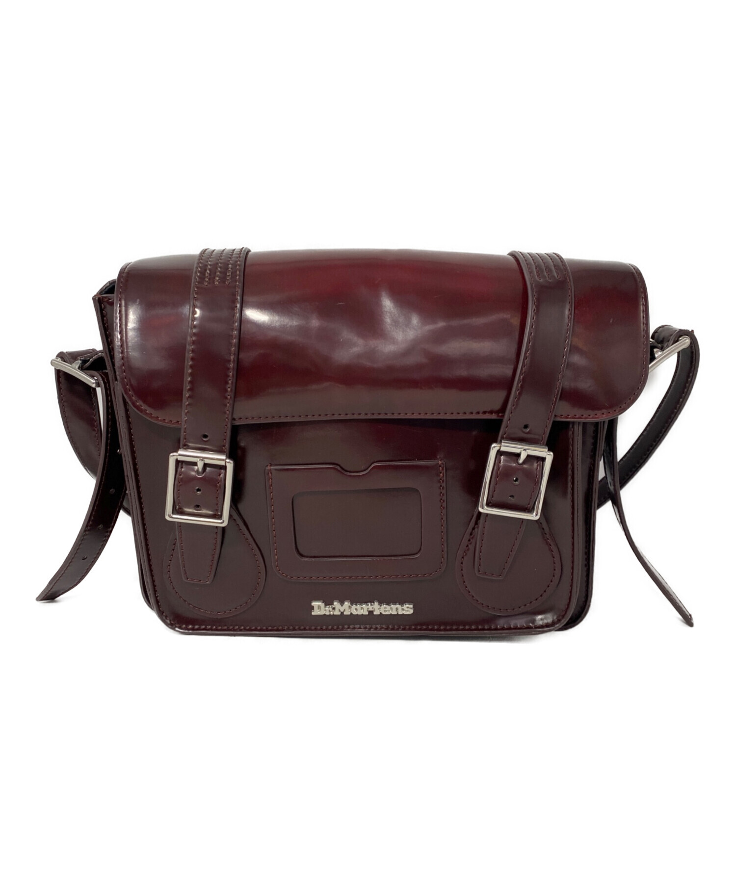 ドクターマーチン サッチェルバッグ ショルダーバック 11インチ ボルドー 中古・古着通販】Dr.Martens (ドクターマーチン) サッチェルバッグ
