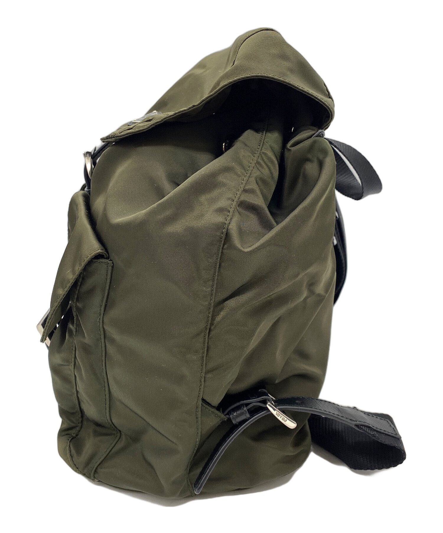中古・古着通販】PRADA (プラダ) ナイロンリュック カーキ｜ブランド