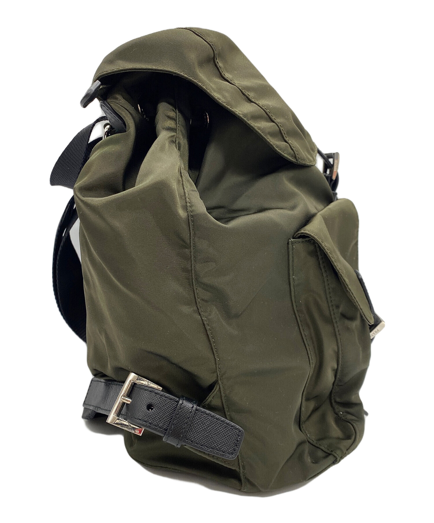 中古・古着通販】PRADA (プラダ) ナイロンリュック カーキ｜ブランド