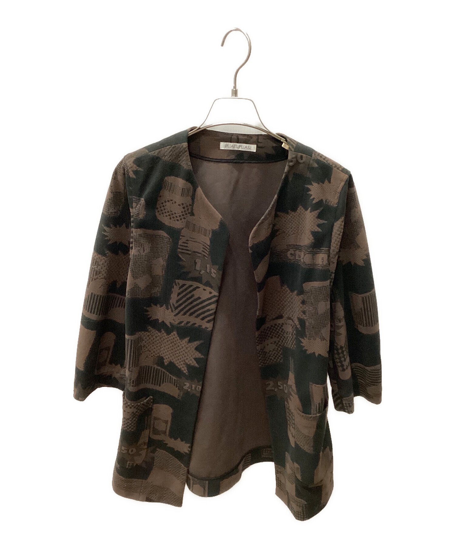 中古・古着通販】PLEATS PLEASE (プリーツプリーズ) ノーカラー 