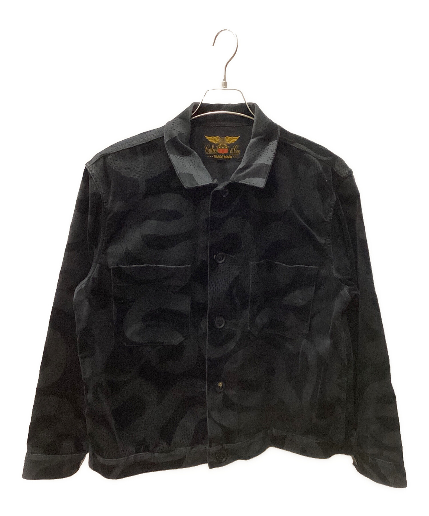 中古・古着通販】CALEE (キャリー) ALLOVER SNAKE PATTERN VELVETEEN