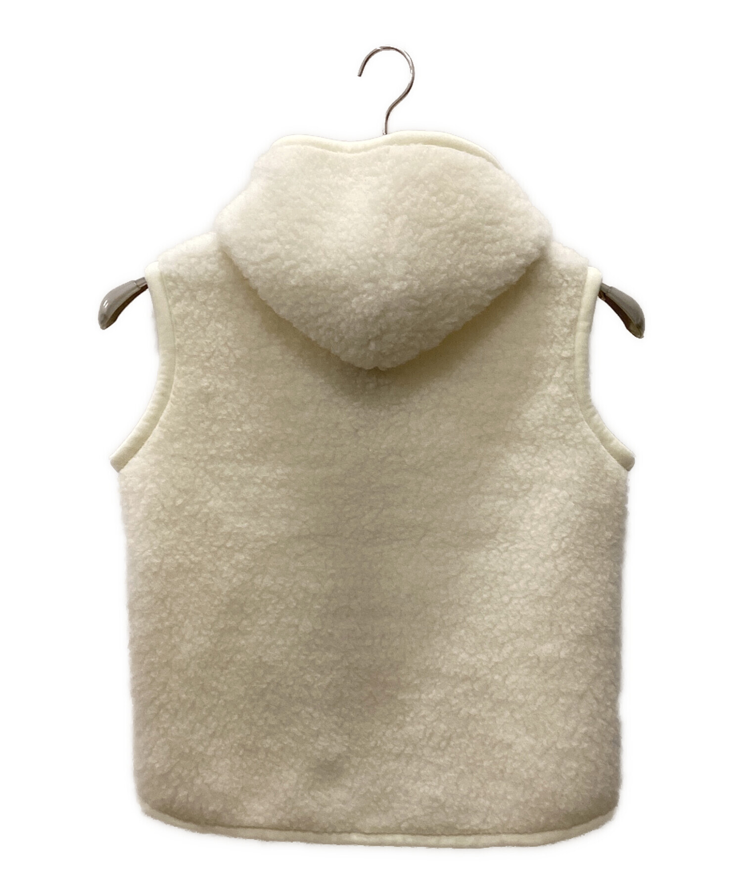 ブ*ー様 古着　USA製　ウールベスト 古着 90s USA製 WoolRich 裏ボア オンブレ シャドー チェック ウール