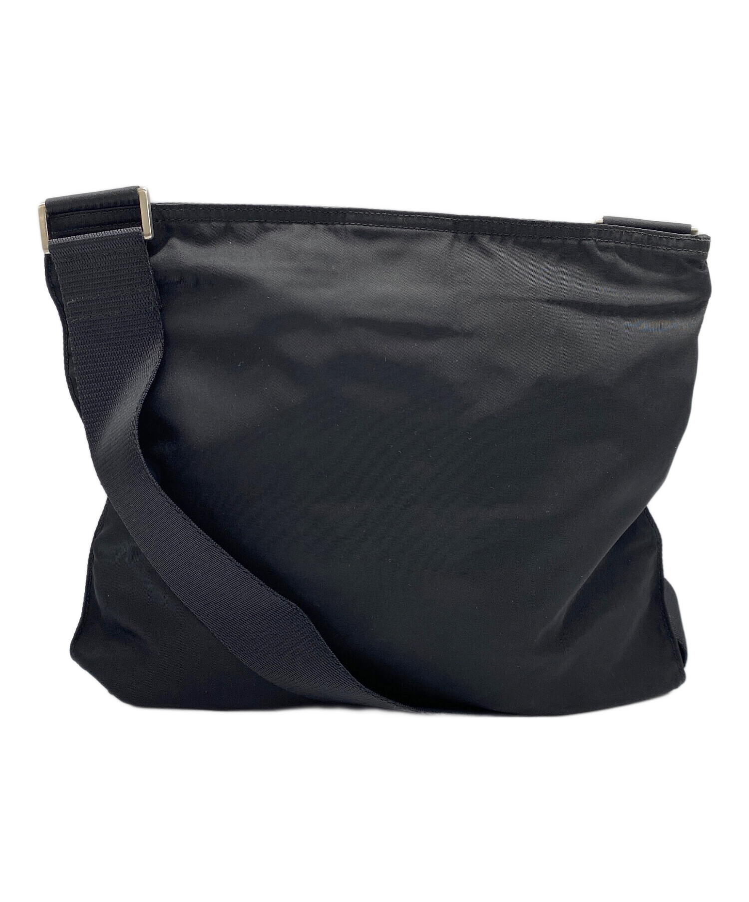 【正規品】プラダ パープルナイロン ショルダーバッグ 中古・古着通販】PRADA (プラダ) PRADA ナイロンショルダーバッグ