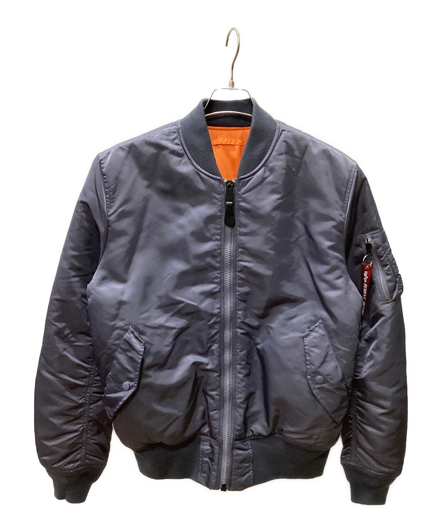 中古・古着通販】ALPHA (アルファ) MA-1ジャケット グレー サイズ