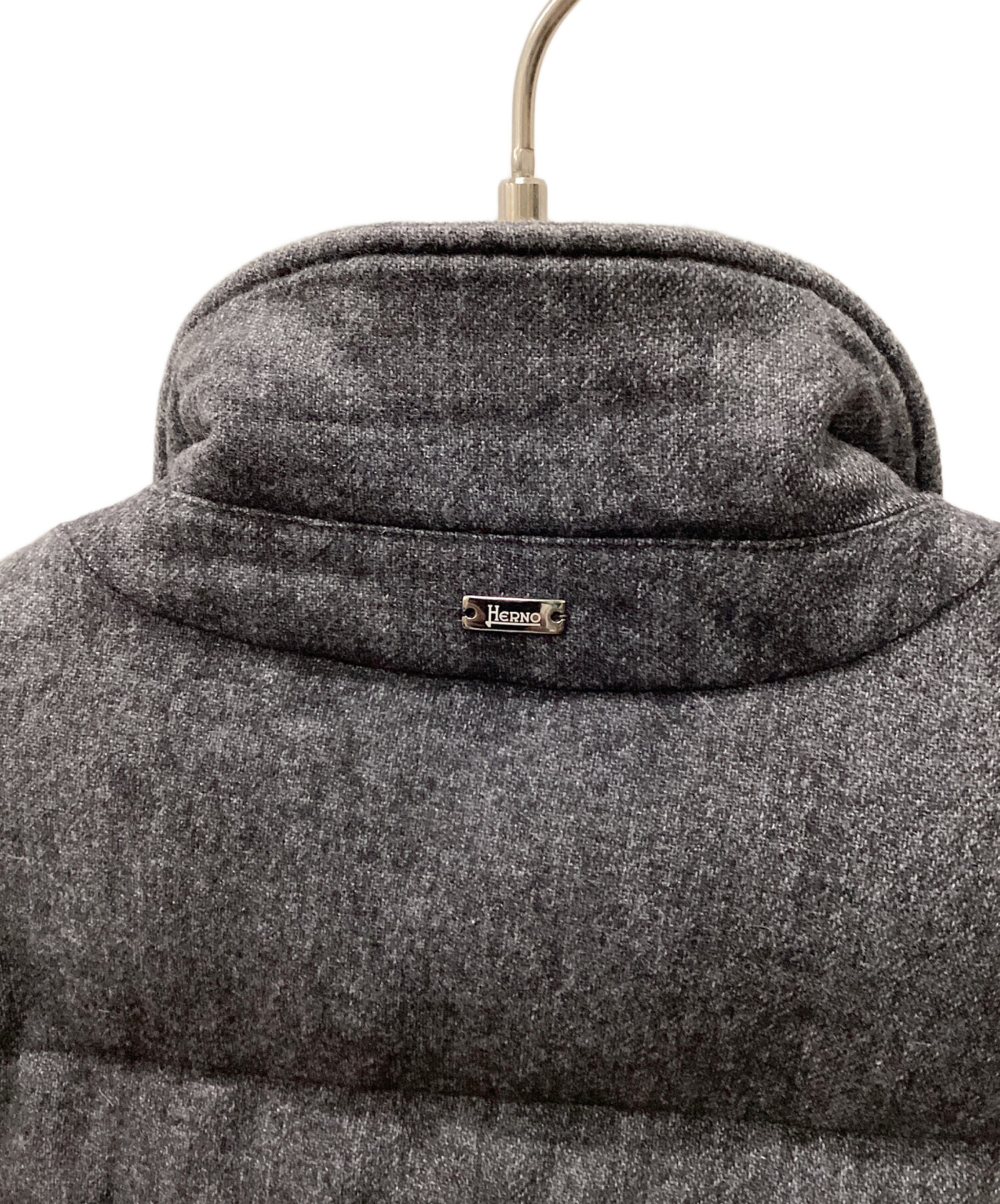 『未使用品』HERNO ヘルノ 切替ダウンジャケット　 グレー　38 中古・古着通販】HERNO (ヘルノ) ダウンジャケット グレー サイズ:44