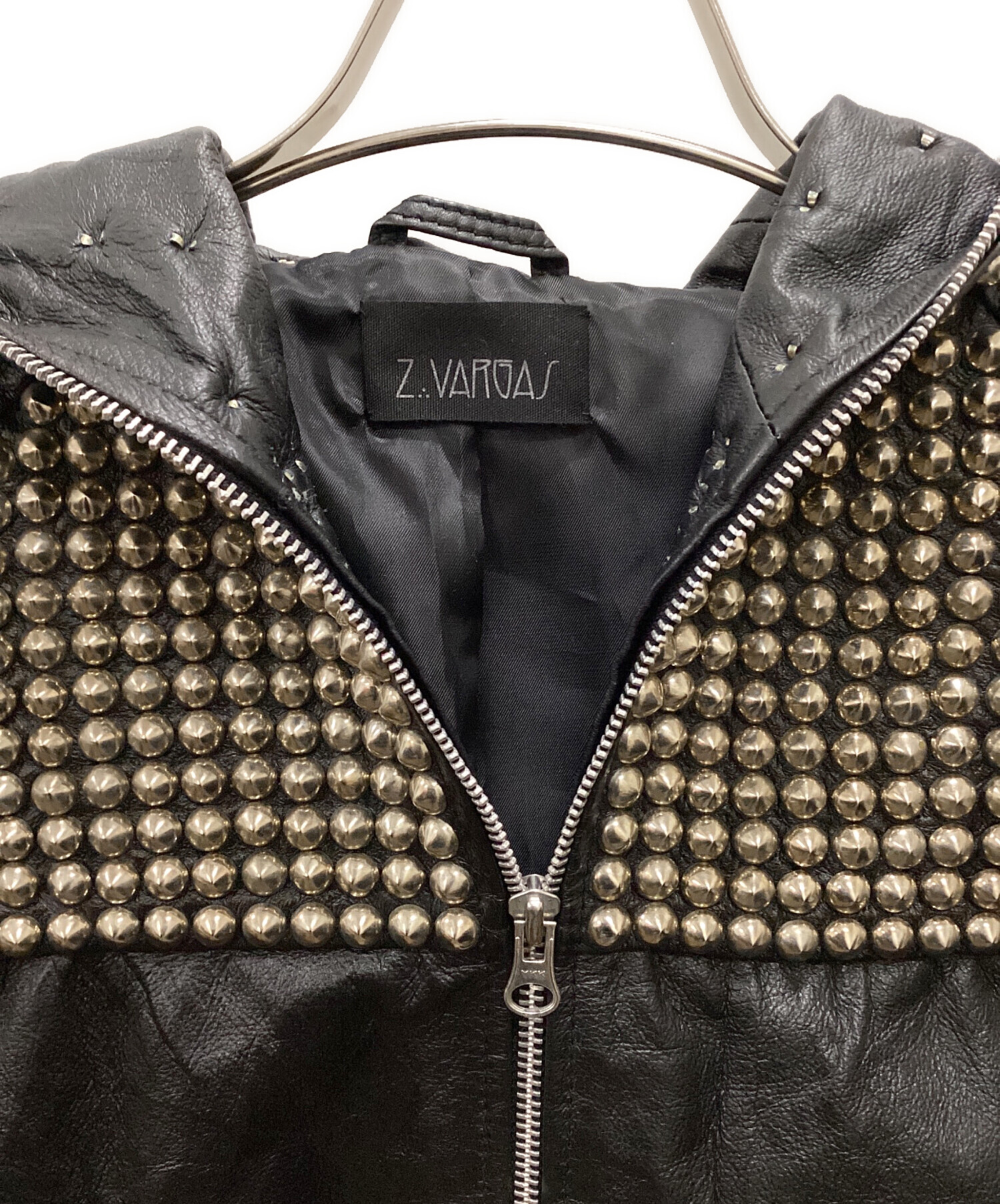 中古・古着通販】Z.VARGAS (ザックバルガス) スタッズレザージャケット