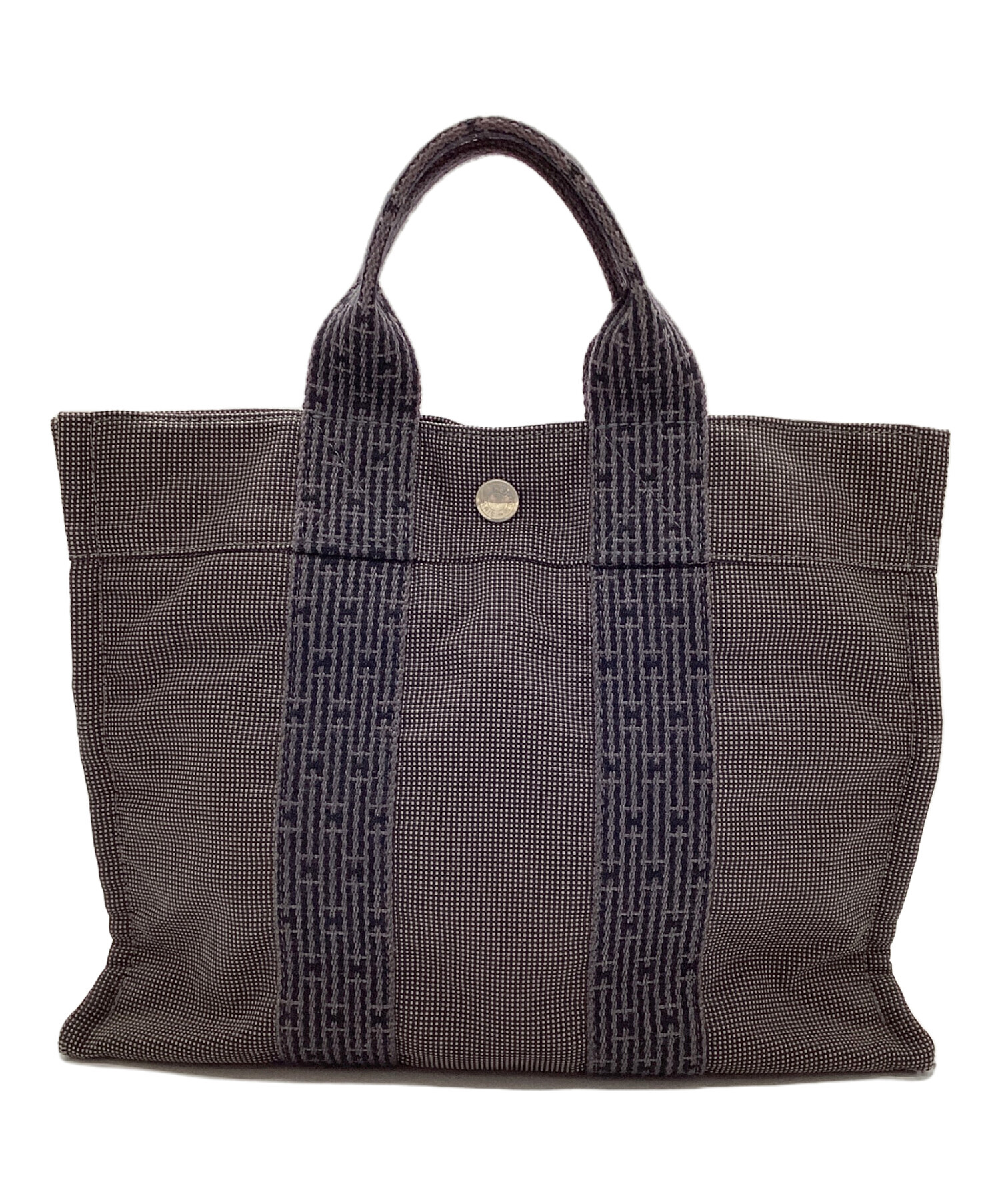 中古・古着通販】HERMES (エルメス) エールライン トートバッグ グレー