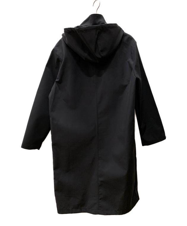 ZARA ブラック ウォーターレペレント テクスチャードコート XL 中古・古着通販】ZARA (ザラ) ウォーターレペントテクニカルコート